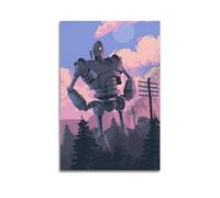 CHNT Póster gigante de hierro para pared, pintura en lienzo para sala de estar, dormitorio, decoración del hogar, oficina, póster de pared de gimnasio, pintura artística de 12 x 18 pulgadas (30 x 45