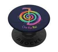 Cho KU Rei Symbol, Reiki, Power, Protection, Aura Flow PopSockets PopGrip Adhesivo