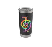 Cho Ku Rei Symbol, Reiki, Power, Protection, Aura Flow Vaso térmico de acero inoxidable de doble pared