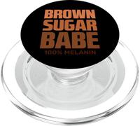 Choc. Lit 100% Melanin Black African American History Month PopSockets PopGrip para MagSafe