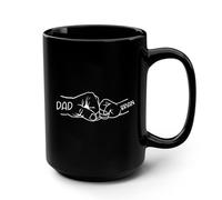 Choca Los Puños Entre Papá Y Un Niño Tazón De Café Cerámica Tazas Té Novedad Tazas De Regalo Regalos Divertidos Para Novios Oficina Navidad 330 Ml