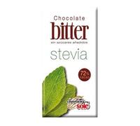 CHOCO NEGRO BITER 72% STEVIA