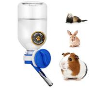 Choco Nose Botella de Agua patentada antigoteo para cobayas/hámsteres/Conejos/Hurones/Otras Mascotas pequeñas, bichos y Animales pequeños - para jaulas, Cajas o Montaje en Pared. Boquilla de 10 mm,