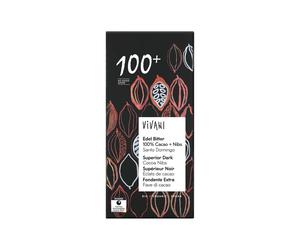 Chocolate 100% Amargo con Nibs de Cacao Bio 80gr Vivani