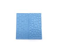 (Chocolate) 2 piezas/juego de moldes de piedra con forma de corteza de árbol en relieve para hornear,