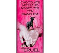 Chocolate Artesano Negro 72% con Frambuesa