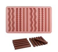 Chocolate Bar Mold - Silicona 12 cavidades 20.8x12.1cm 8.19x4.76in | Chocolate Filled Cookie, Candy Stick And Geometric Bar Mold For DIY Baking, Homemade Treats, Chocolate, Candy And Cheese
