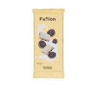 Chocolate blanco Fussion Hacendado galletas al cacao Tableta 100 g Pack 2
