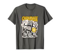 Chocolate & Chaos - Divertido arte gastronómico kawaii con actitud Camiseta