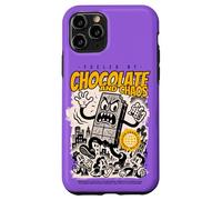 Chocolate & Chaos - Divertido arte gastronómico kawaii con actitud Carcasa para iPhone 11 Pro