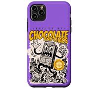 Chocolate & Chaos - Divertido arte gastronómico kawaii con actitud Carcasa para iPhone 11 Pro Max