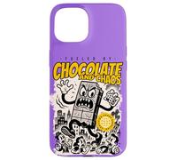 Chocolate & Chaos - Divertido arte gastronómico kawaii con actitud Carcasa para iPhone 15