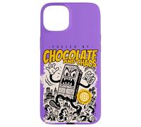 Chocolate & Chaos - Divertido arte gastronómico kawaii con actitud Carcasa para iPhone 15 Plus
