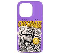 Chocolate & Chaos - Divertido arte gastronómico kawaii con actitud Carcasa para iPhone 15 Pro