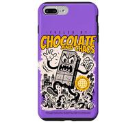 Chocolate & Chaos - Divertido arte gastronómico kawaii con actitud Carcasa para iPhone 7 Plus/8 Plus