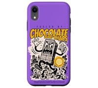 Chocolate & Chaos - Divertido arte gastronómico kawaii con actitud Carcasa para iPhone XR