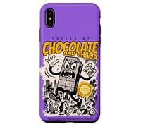 Chocolate & Chaos - Divertido arte gastronómico kawaii con actitud Carcasa para iPhone XS Max