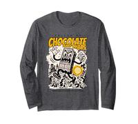 Chocolate & Chaos - Divertido arte gastronómico kawaii con actitud Manga Larga