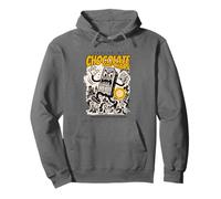 Chocolate & Chaos - Divertido arte gastronómico kawaii con actitud Sudadera con Capucha