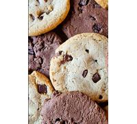 Chocolate Chip Cookies A5 Hardback Lined Glossy Notebook: Cookie Journal, Gift for Baker and Cookie Lover, Cookie Stocking Filler