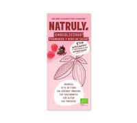 CHOCOLATE CON FRAMBUESA Y NIBS DE CACAO tableta 85 gr BIO