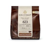 Chocolate con leche en gotas 33,6% Callebaut en bolsa 400 gramos