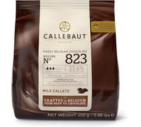 Chocolate con leche en gotas 33,6% Callebaut en bolsa 400 gramos