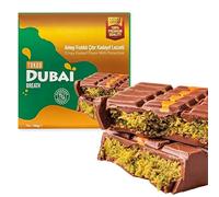 Chocolate de Dubái con pistacho 100 g con cabello de ángel y kadayif crema de pistacho