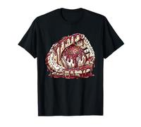 Chocolate Drip Baseball Glove Ice Cream Sprinkles Summer Camiseta