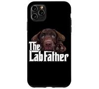 Chocolate Lab Dad The Lab Father Labrador Daddy Puppy Amante Carcasa para iPhone 11 Pro Max