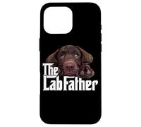 Chocolate Lab Dad The Lab Father Labrador Daddy Puppy Amante Carcasa para iPhone 16 Pro Max