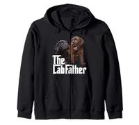 Chocolate Lab Dad The Lab Father Labrador Retriever Dog Dad Sudadera con Capucha