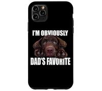 Chocolate Lab Dad The Lab Padre Labrador Retriever Puppy Carcasa para iPhone 11 Pro Max