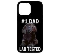 Chocolate Lab Dad The Lab Padre Labrador Retriever Puppy Carcasa para iPhone 13 Pro Max