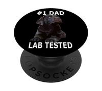 Chocolate Lab Dad The Lab Padre Labrador Retriever Puppy PopSockets PopGrip Adhesivo