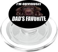 Chocolate Lab Dad The Lab Padre Labrador Retriever Puppy PopSockets PopGrip para MagSafe