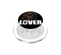 Chocolate Lab Dog Amante de Cachorros Brown Dog Love PopSockets PopGrip para MagSafe