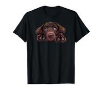 Chocolate Lab Dog Brown Lab Labrador Retriever Cachorro Camiseta