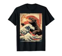 Chocolate Lab Dog Chocolate Labrador Retriever Kaiju Monster Camiseta