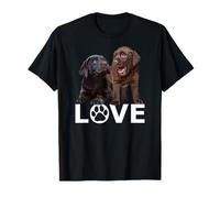 Chocolate Lab Dog Lover Labrador Love Brown Labrador Dog Camiseta