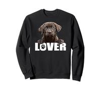 Chocolate Lab Lover Brown Labrador Retriever, Amante de los Cachorros Sudadera
