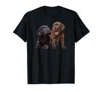 Chocolate Lab Lover Brown Labrador Retriever Perro Mamá Papá Camiseta