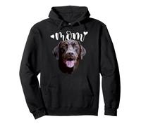 Chocolate Lab Mamá Labrador Mamá Marrón Labrador Retriever Chica Sudadera con Capucha