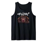 Chocolate Lab Mom Brown Lab Mama The Lab Mother Lab Cachorro Camiseta sin Mangas