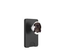 Chocolate Lab Perro Brown Labrador Retriever Lover PopSockets PopWallet para MagSafe