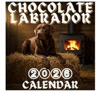 Chocolate Labrador Calendar 2026: Adorable Monthly 8.5 x 8.5 Pups Captured in Stunning Realistic Shots