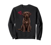 Chocolate Labrador Retriever, Labrador Retriever Marrón Sudadera