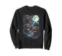 Chocolate Labrador Retriever Moon Dog Lover Sudadera