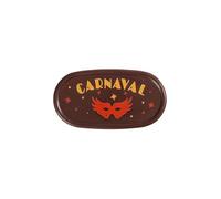 Chocolate máscara carnaval 29x54mm 75 unidades