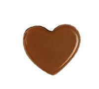 Chocolate mini corazón leche 17x19mm envase 270 unidades